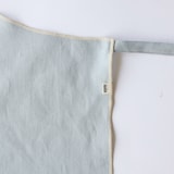 ［ＩＤＥＥ］ＡＩＲＹ　リネン　エプロン　ブルー