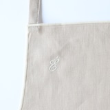 ［ＩＤＥＥ］ＡＩＲＹ　リネン　エプロン　グレージュ