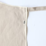 ［ＩＤＥＥ］ＡＩＲＹ　リネン　エプロン　グレージュ