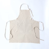 ［ＩＤＥＥ］ＡＩＲＹ　リネン　エプロン　グレージュ