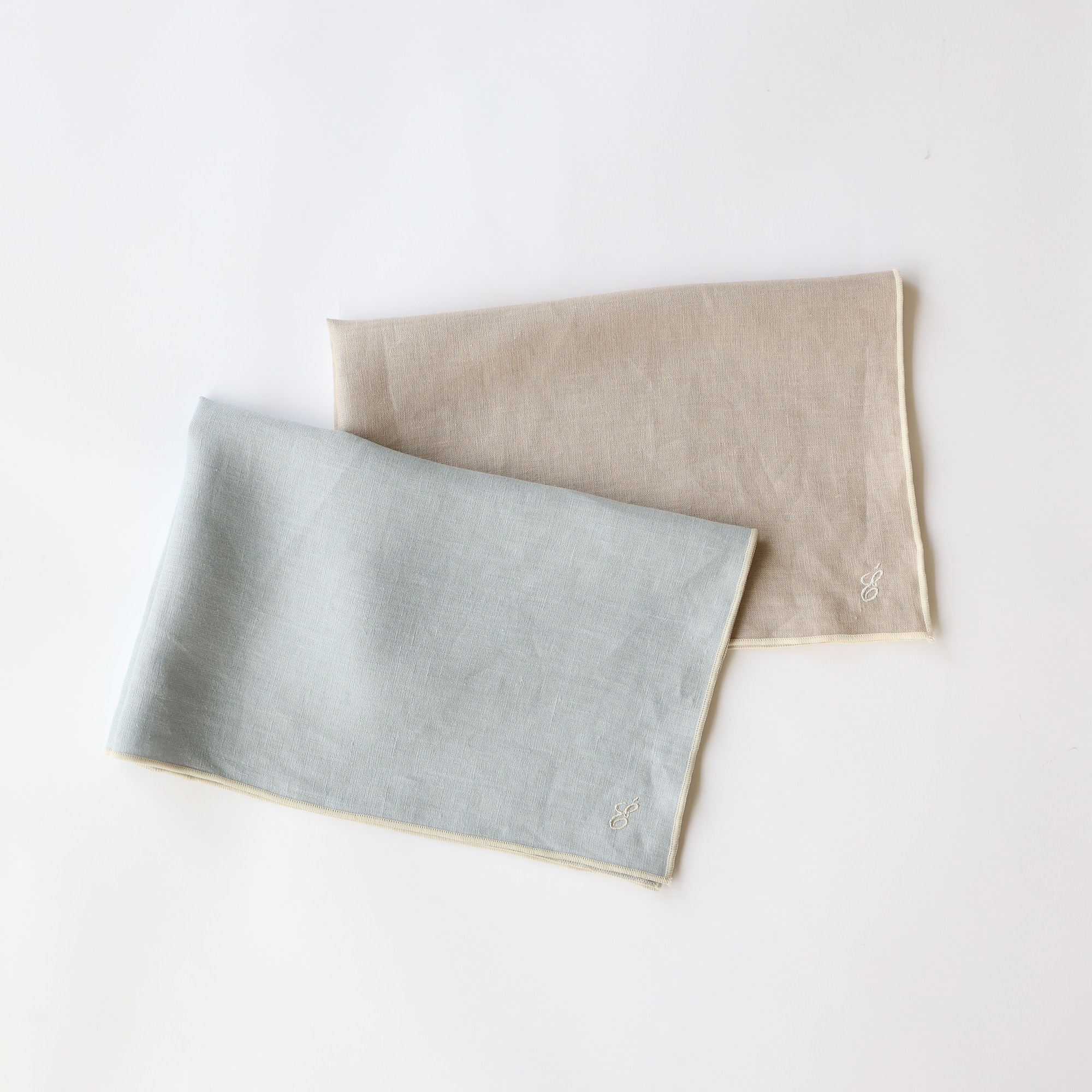 ［ＩＤＥＥ］ＡＩＲＹ　リネン　キッチンクロス　ブルー