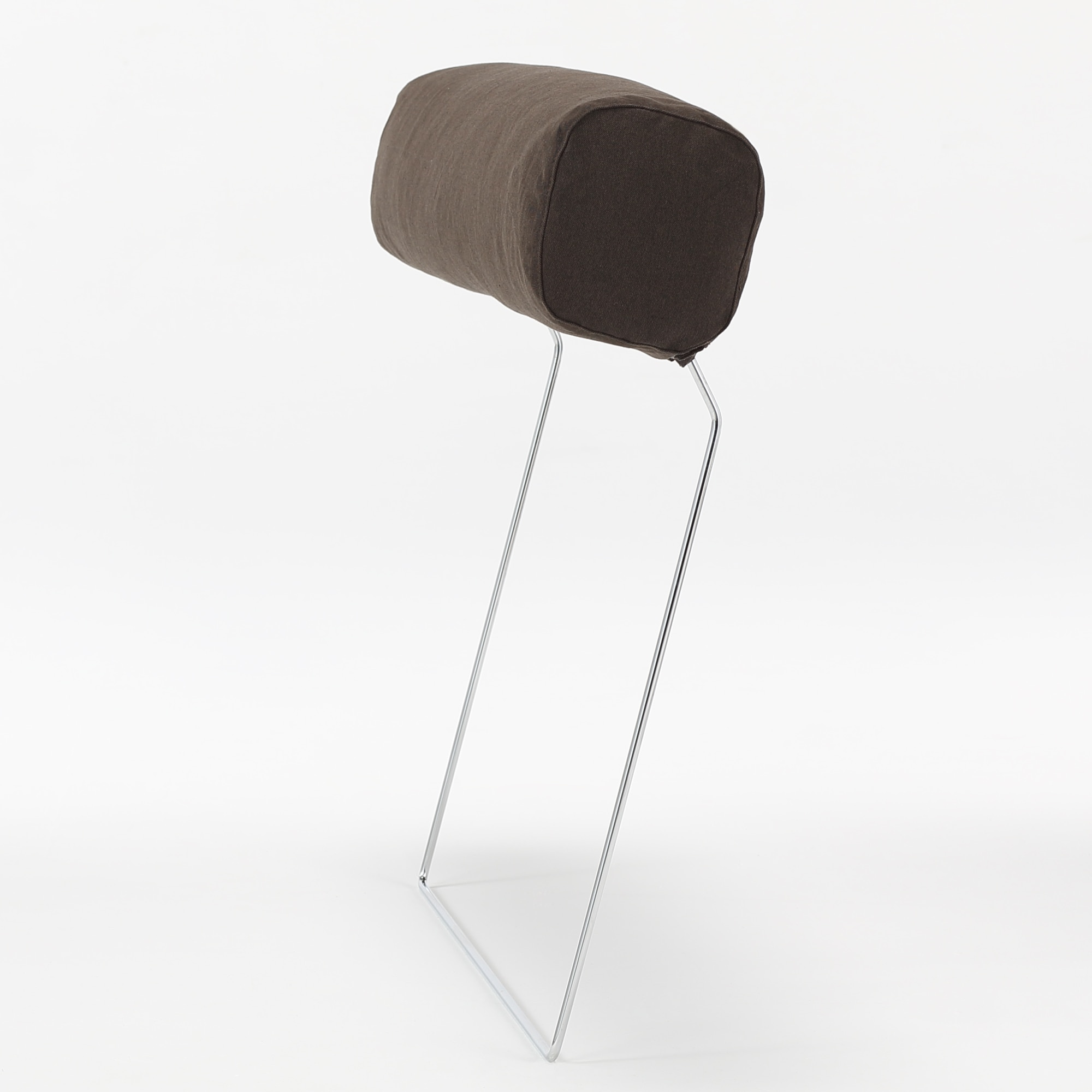 綿平織ソファ本体ヘッドレスト３シーター用カバー／ダークブラウン