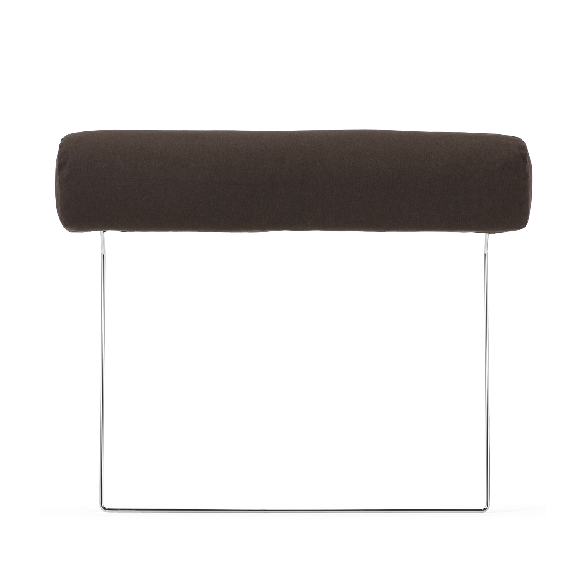 綿平織ソファ本体ヘッドレスト３シーター用カバー／ダークブラウン