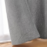 綿洗いざらし平織ノンプリーツカーテン・２枚組