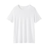 紳士　脇に縫い目のない　なめらか　クルーネック半袖Ｔシャツ