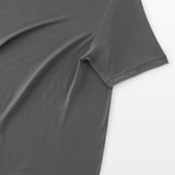 紳士　脇に縫い目のない　なめらか　クルーネック半袖Ｔシャツ