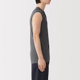 紳士　脇に縫い目のない　なめらか　ノースリーブＴシャツ