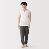 紳士　脇に縫い目のない　なめらか　ノースリーブＴシャツ