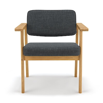 木製アームチェア