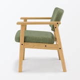 木製アームチェア　グリーン