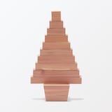 形が変えられるレッドシダーツリー　小