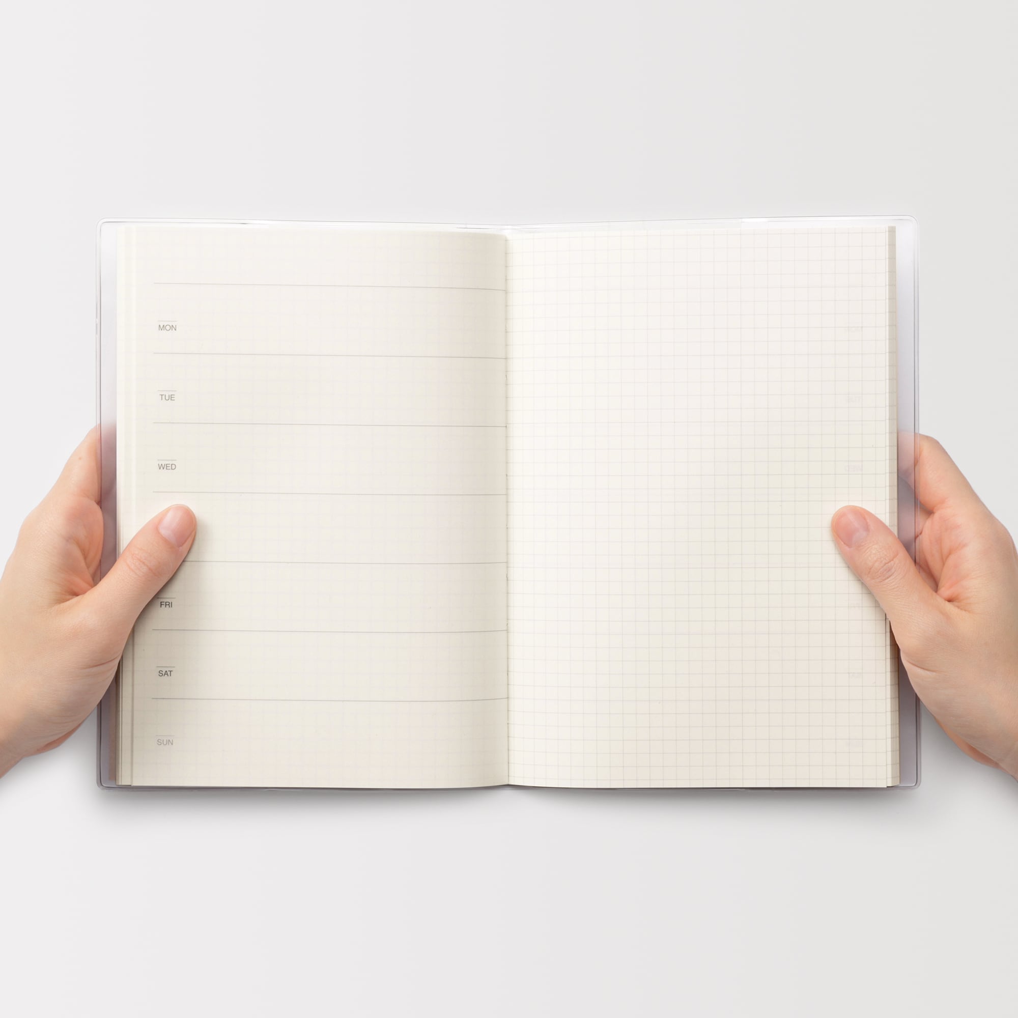 日付がないスケジュールノート　マンスリー／ウィークリー