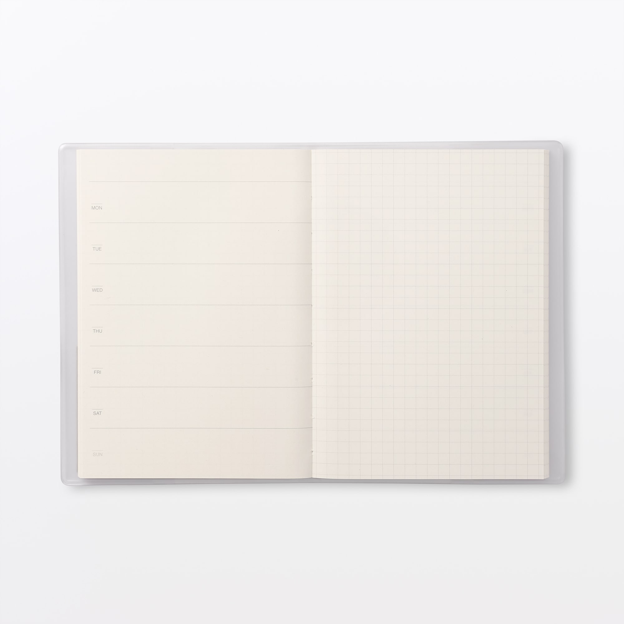 日付がないスケジュールノート　マンスリー／ウィークリー