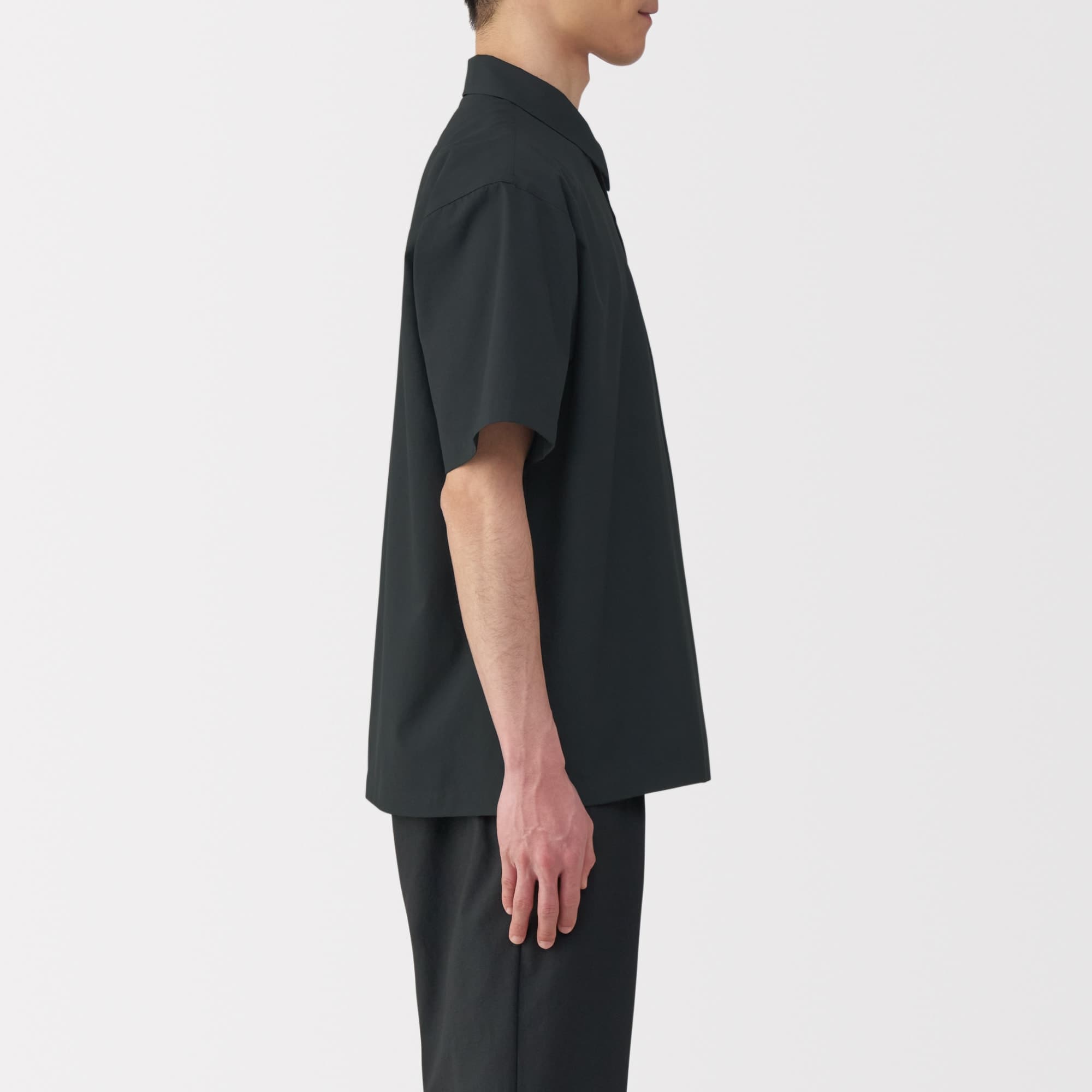 【美品】無印良品 紳士 風を通す半袖布帛ポロシャツ 紳士XL 3色セット XXL】無印良品 風を通す ストレッチ 半袖 布帛ポロシャツ 新品