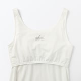 婦人　胸のボリュームをおさえるブラタンクトップ