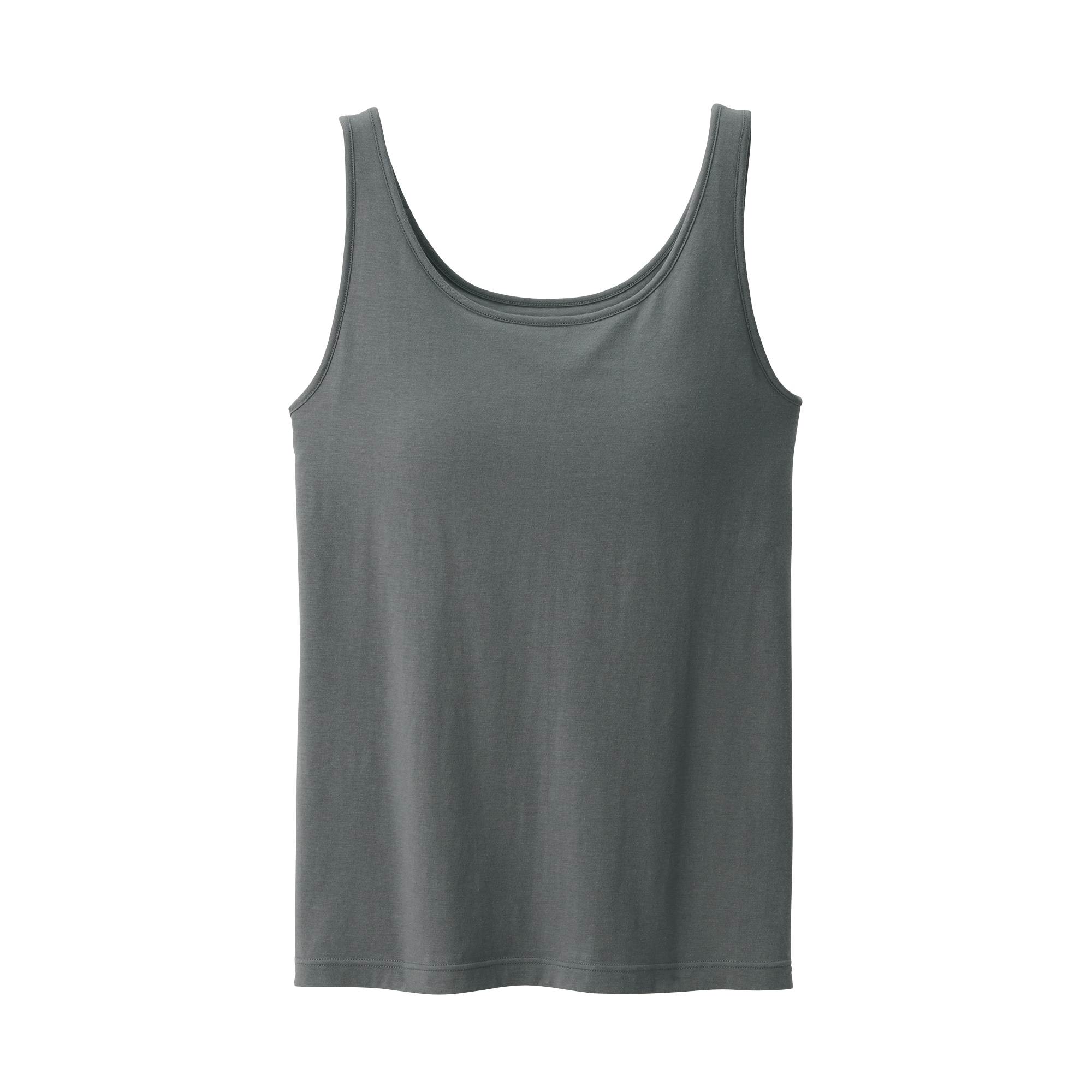 婦人　胸のボリュームをおさえるブラタンクトップ