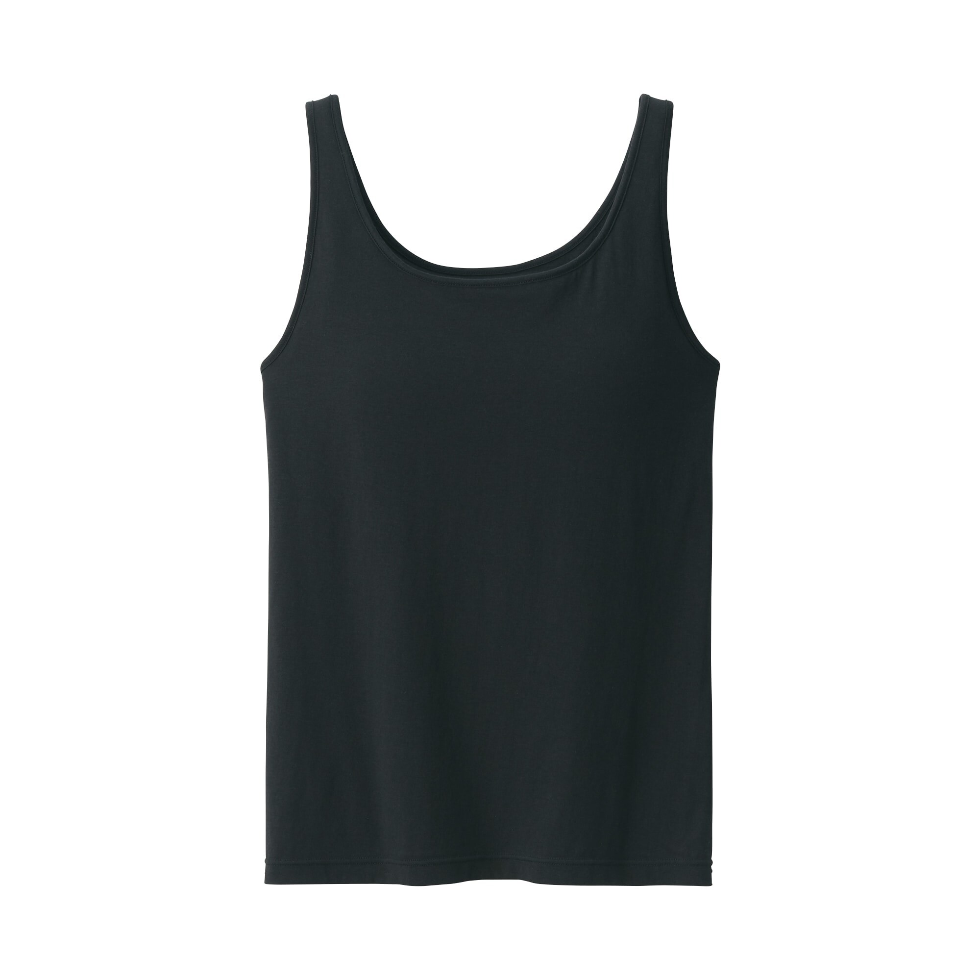 婦人　胸のボリュームをおさえるブラタンクトップ