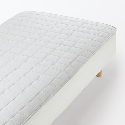 滑り止め付　綿洗いざらし　敷パッド・Ｓ～Ｄ