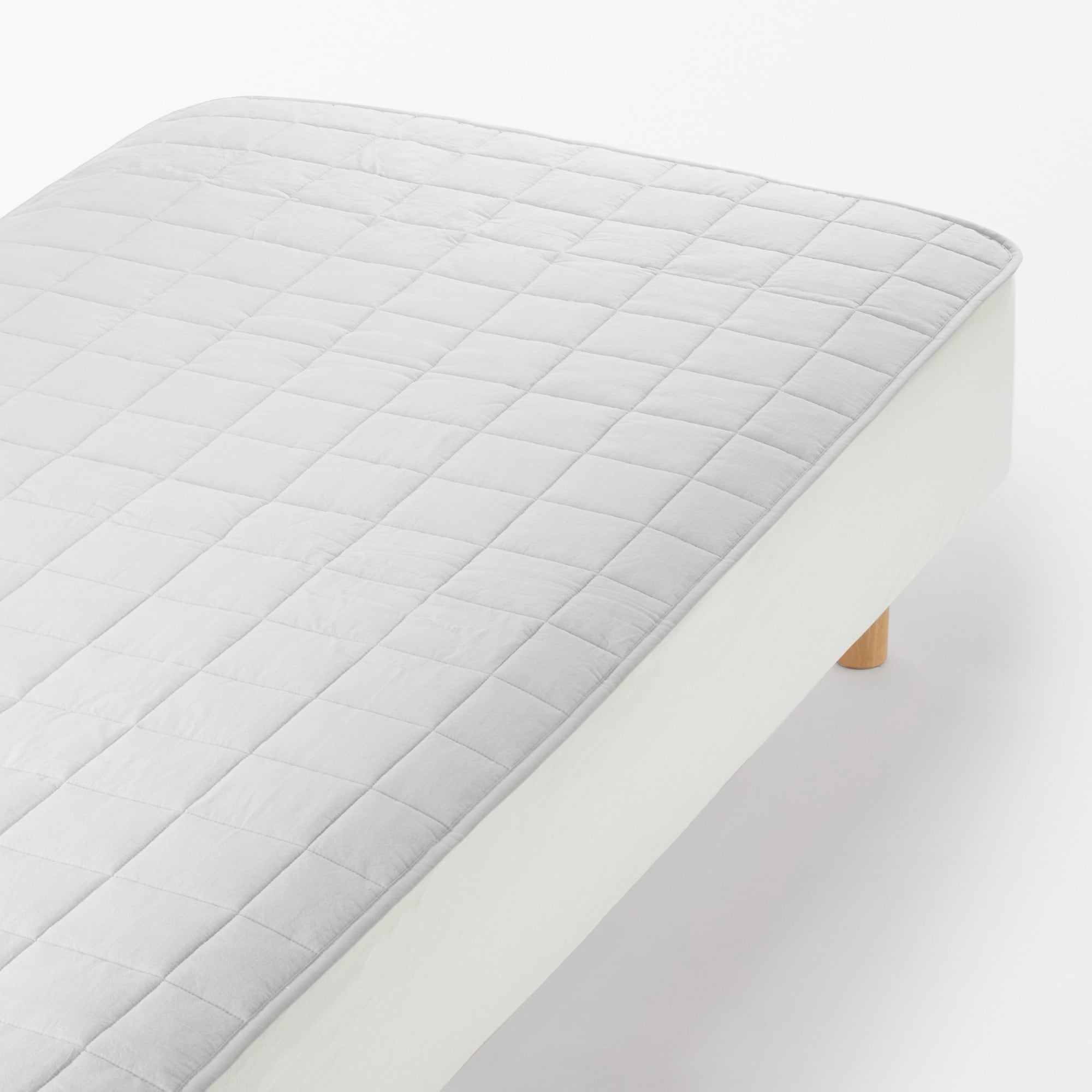 滑り止め付 綿洗いざらし 敷パッド・S | 無印良品