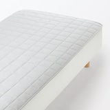 滑り止め付　綿洗いざらし　敷パッド・Ｓ