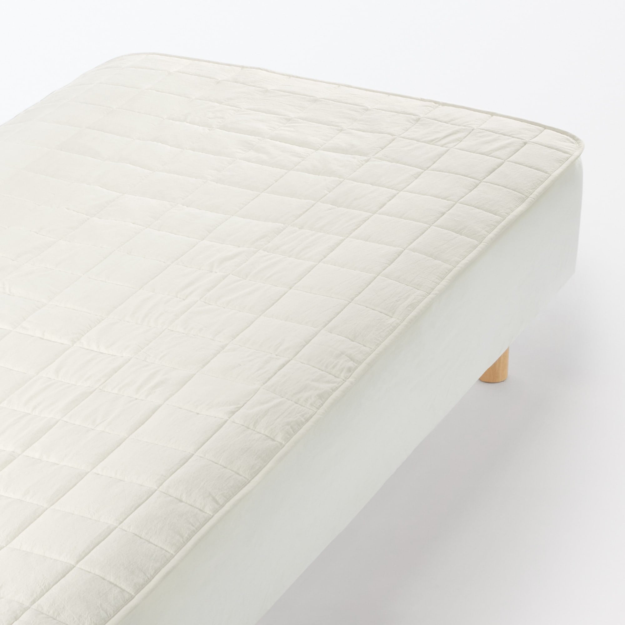 滑り止め付 綿洗いざらし 敷パッド・S | 無印良品