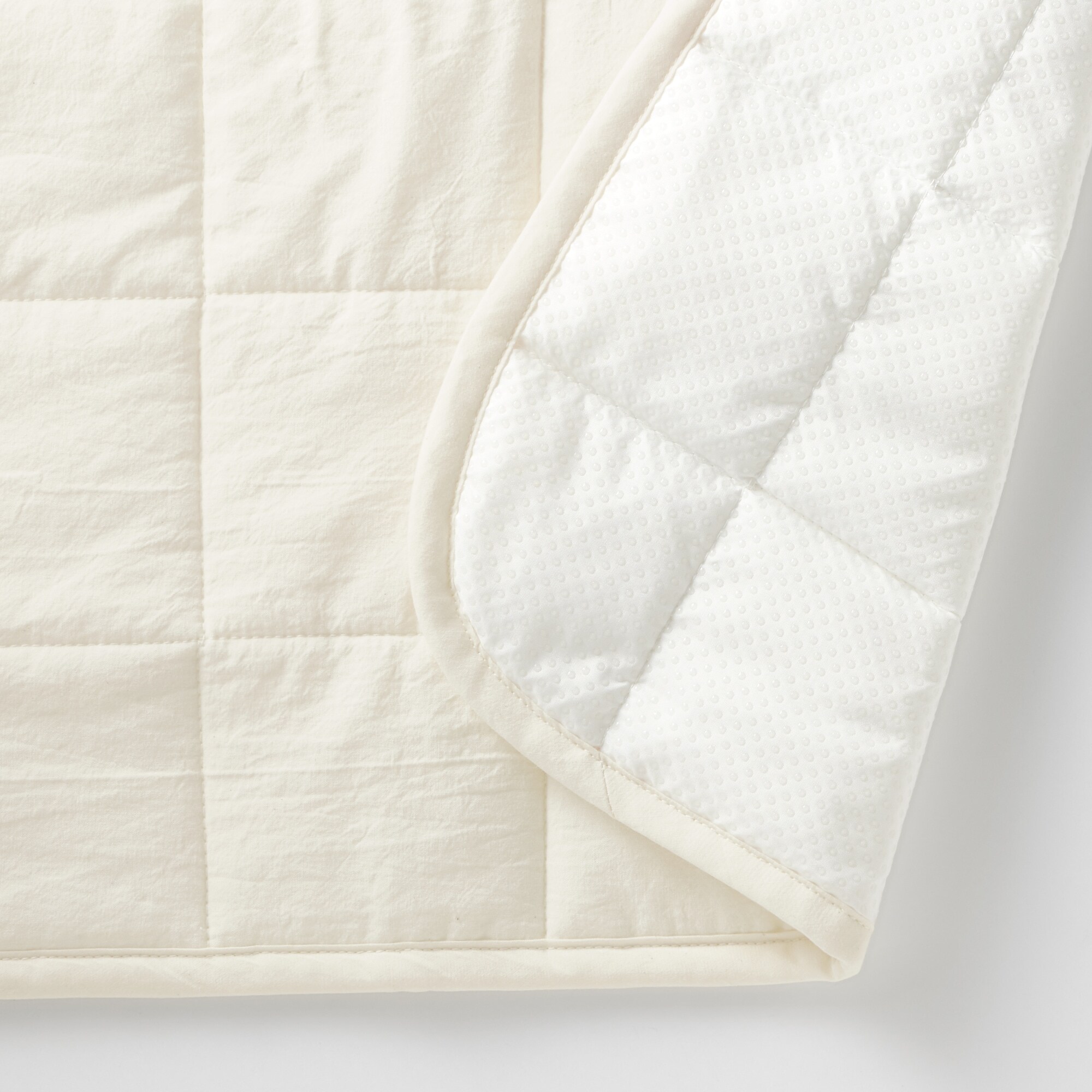 滑り止め付 綿洗いざらし 敷パッド・SD | 無印良品