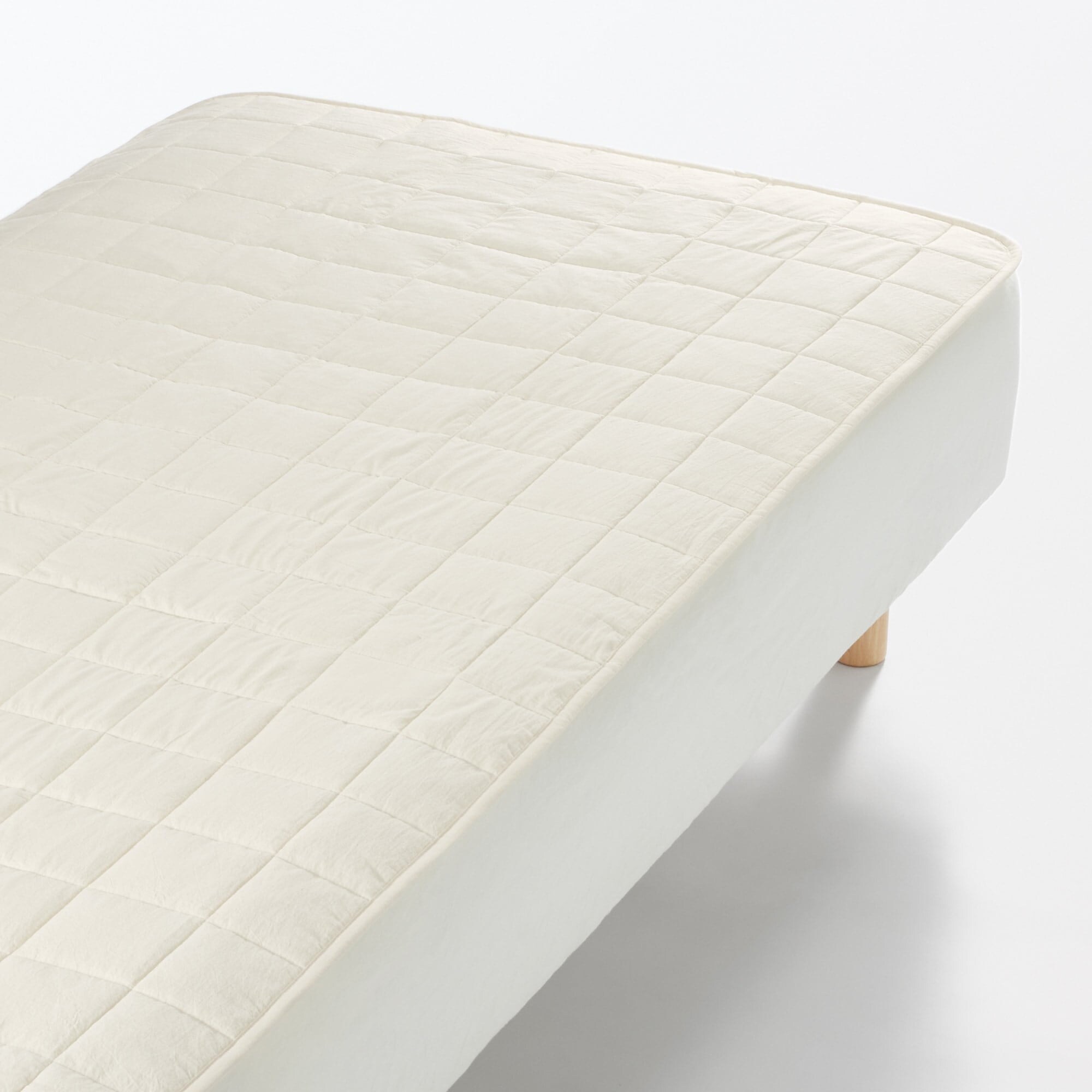 滑り止め付　綿洗いざらし　敷パッド・Ｄ