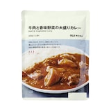 牛肉と香味野菜の大盛りカレー