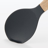 木柄　シリコーン　立てられるしゃもじ