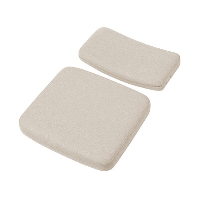 【パーツ】木製アームチェア　交換用座面・背面セット　ベージュ