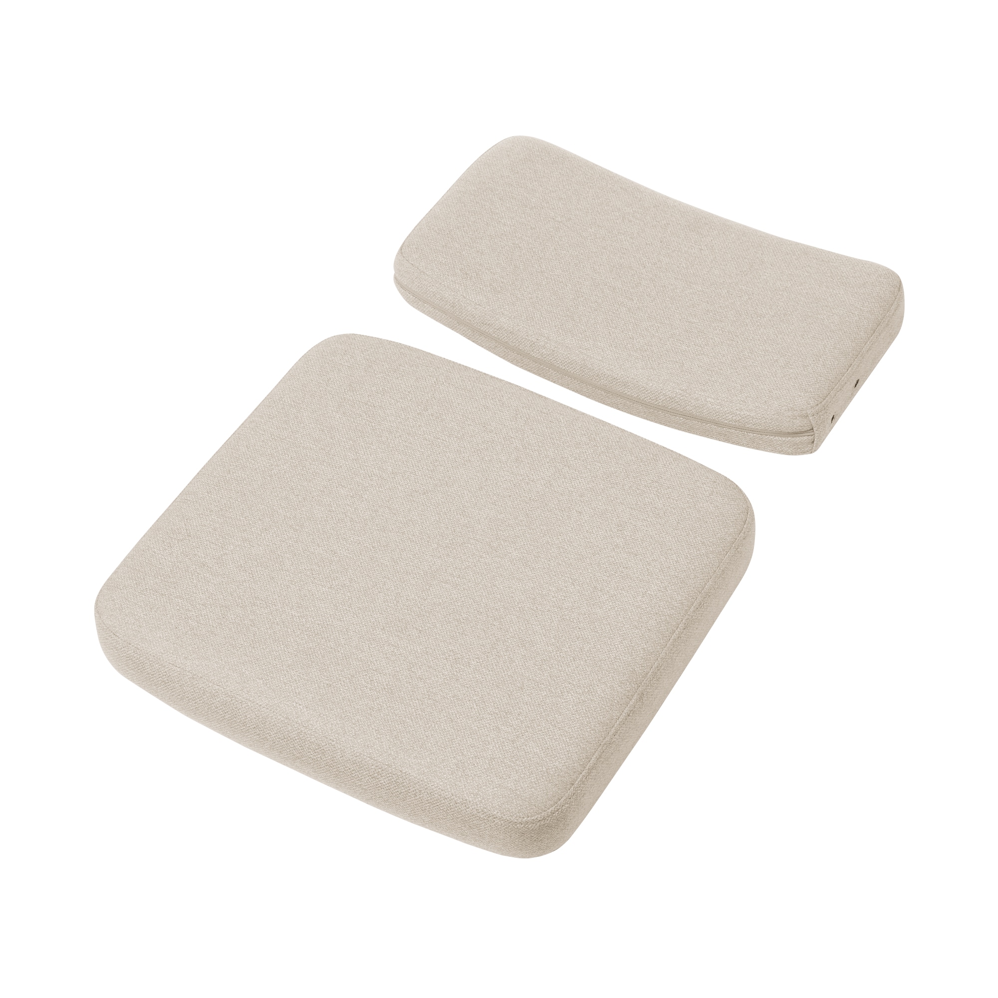 【パーツ】木製アームチェア　交換用座面・背面セット　ベージュ