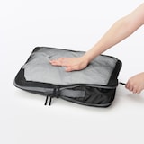 再生ポリエステル仕分けケース圧縮タイプ