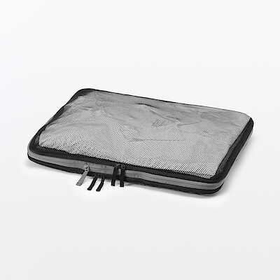 【２月中旬発売予定】再生ポリエステル仕分けケース圧縮タイプ　Ｌ　約３５×４７×１０ｃｍ