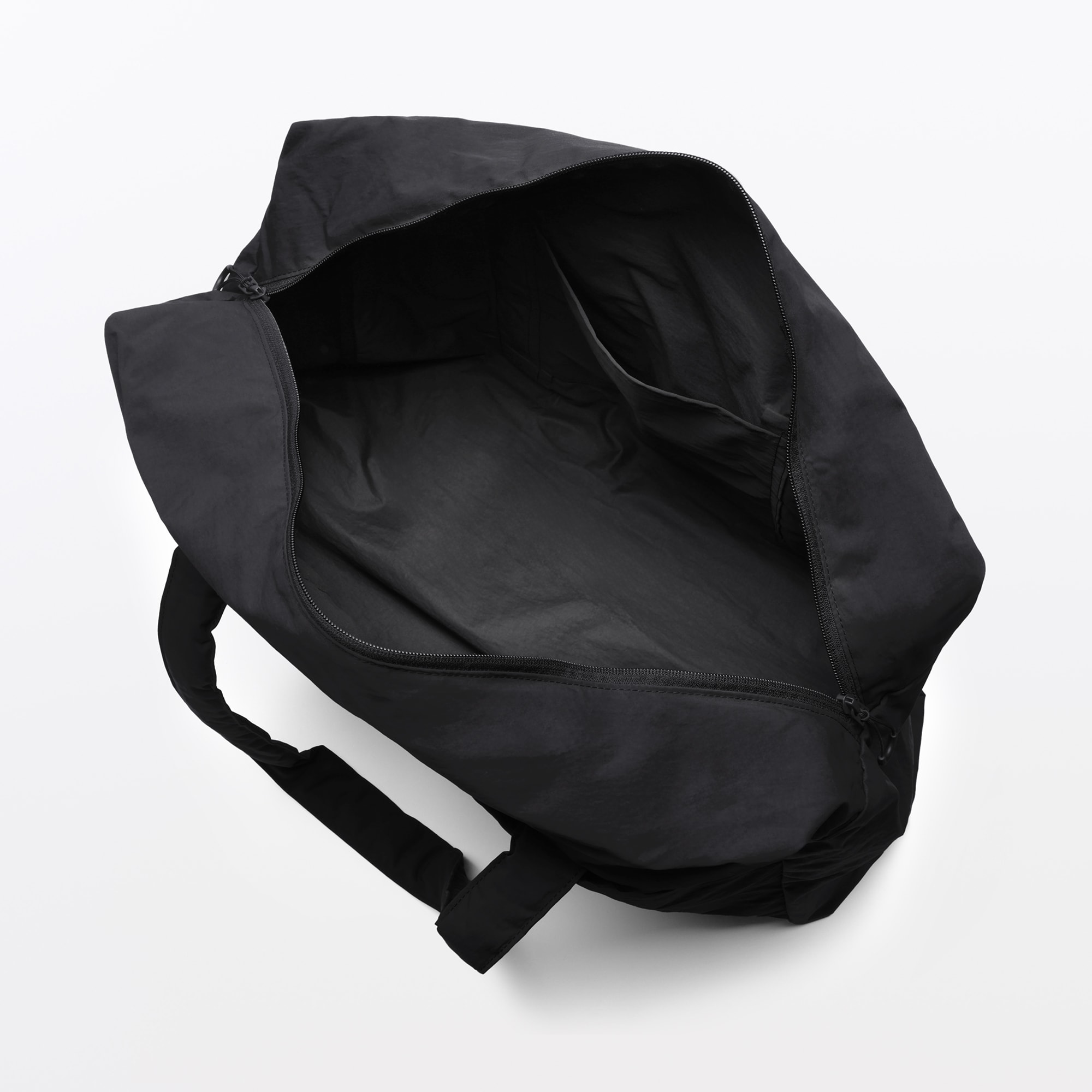 再生ナイロンたためるボストンバッグ