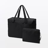 再生ナイロンたためるボストンバッグ