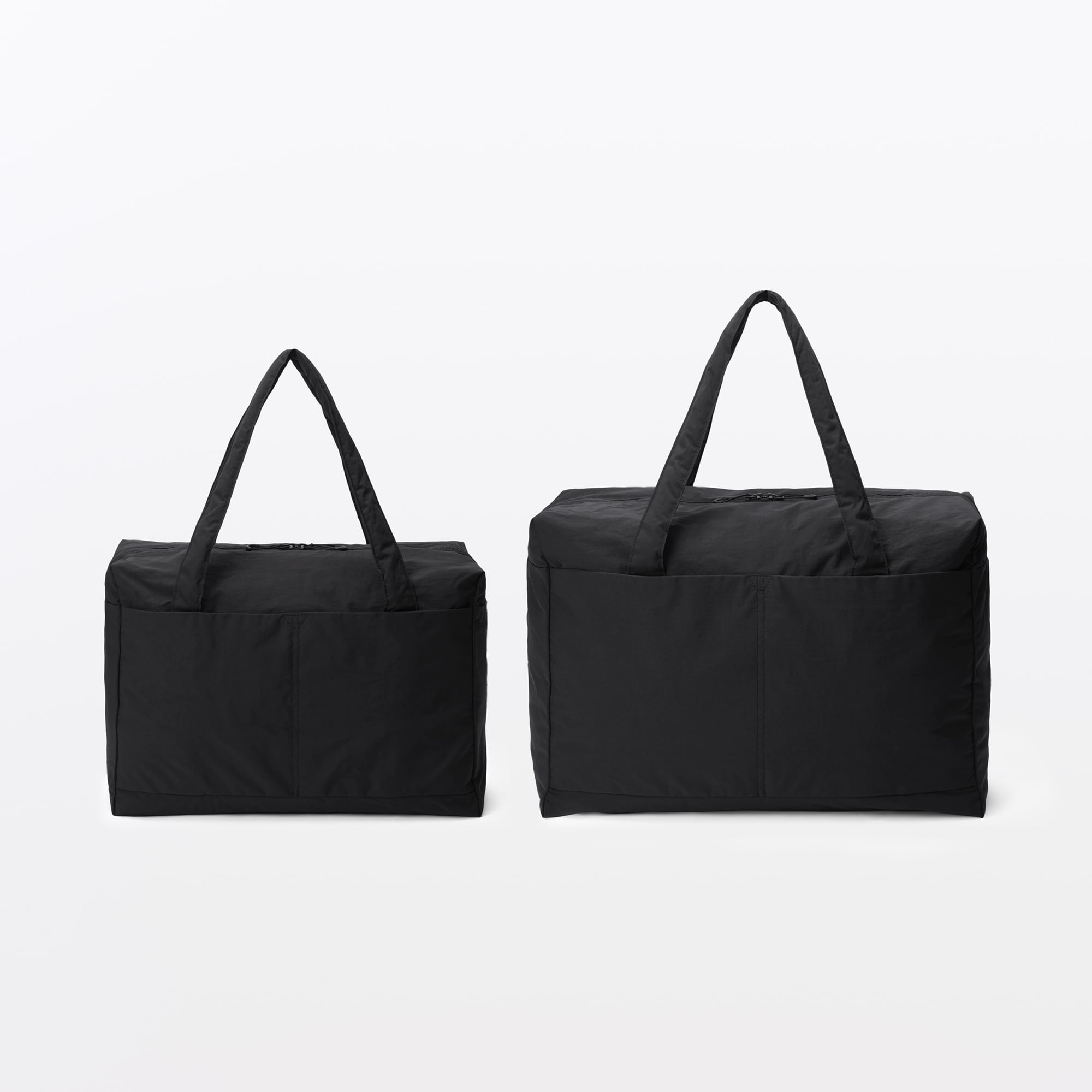 再生ナイロンたためるボストンバッグ