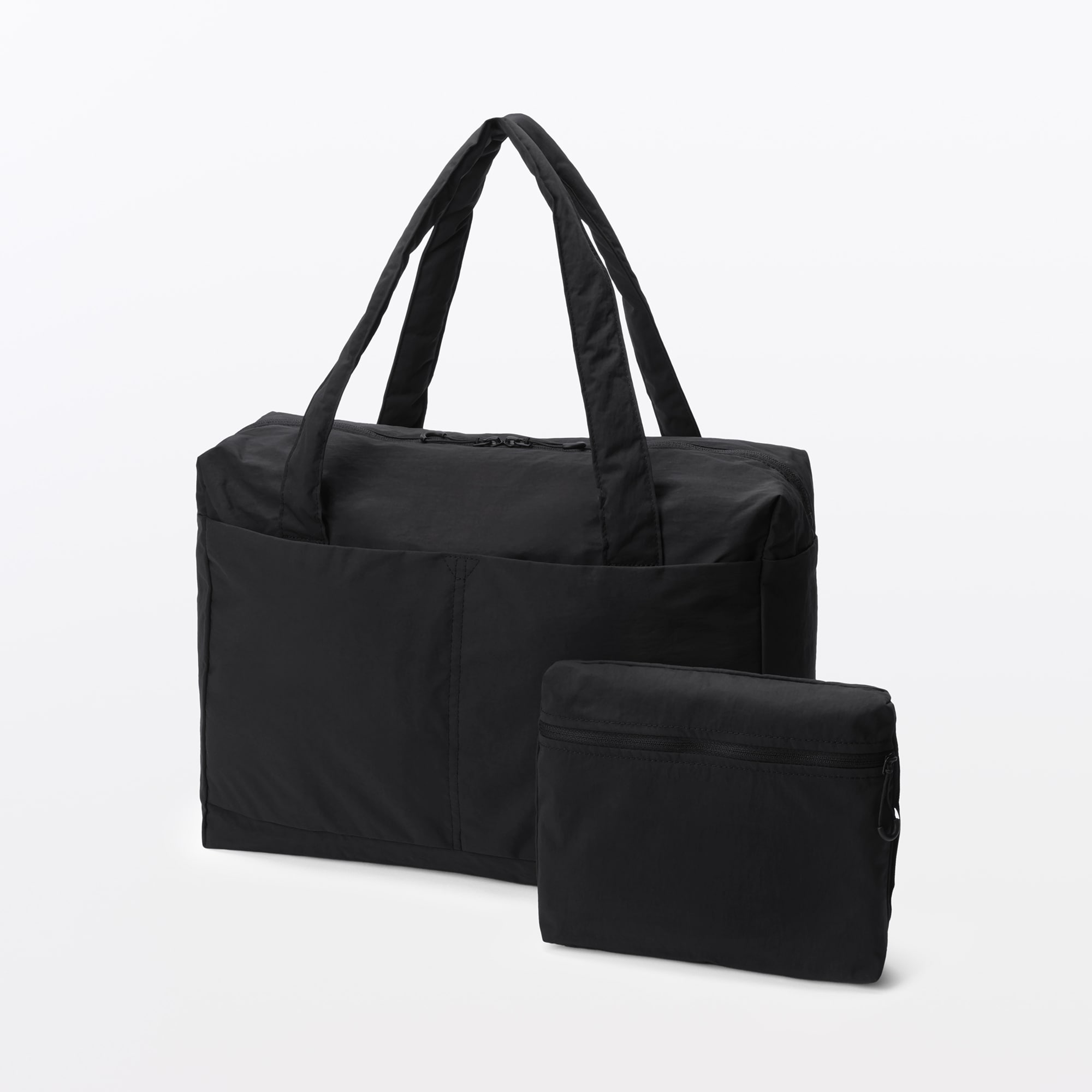 再生ナイロンたためるボストンバッグ | 無印良品