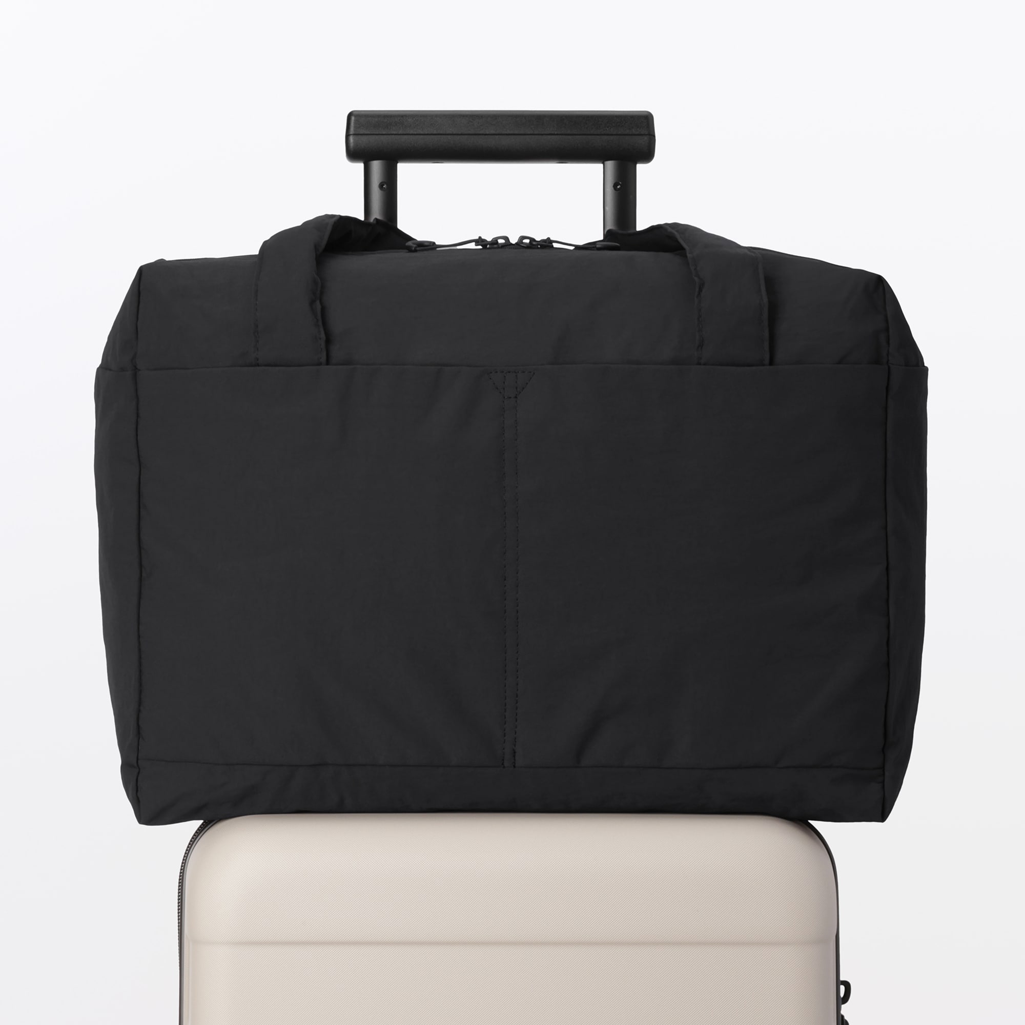 再生ナイロンたためるボストンバッグ