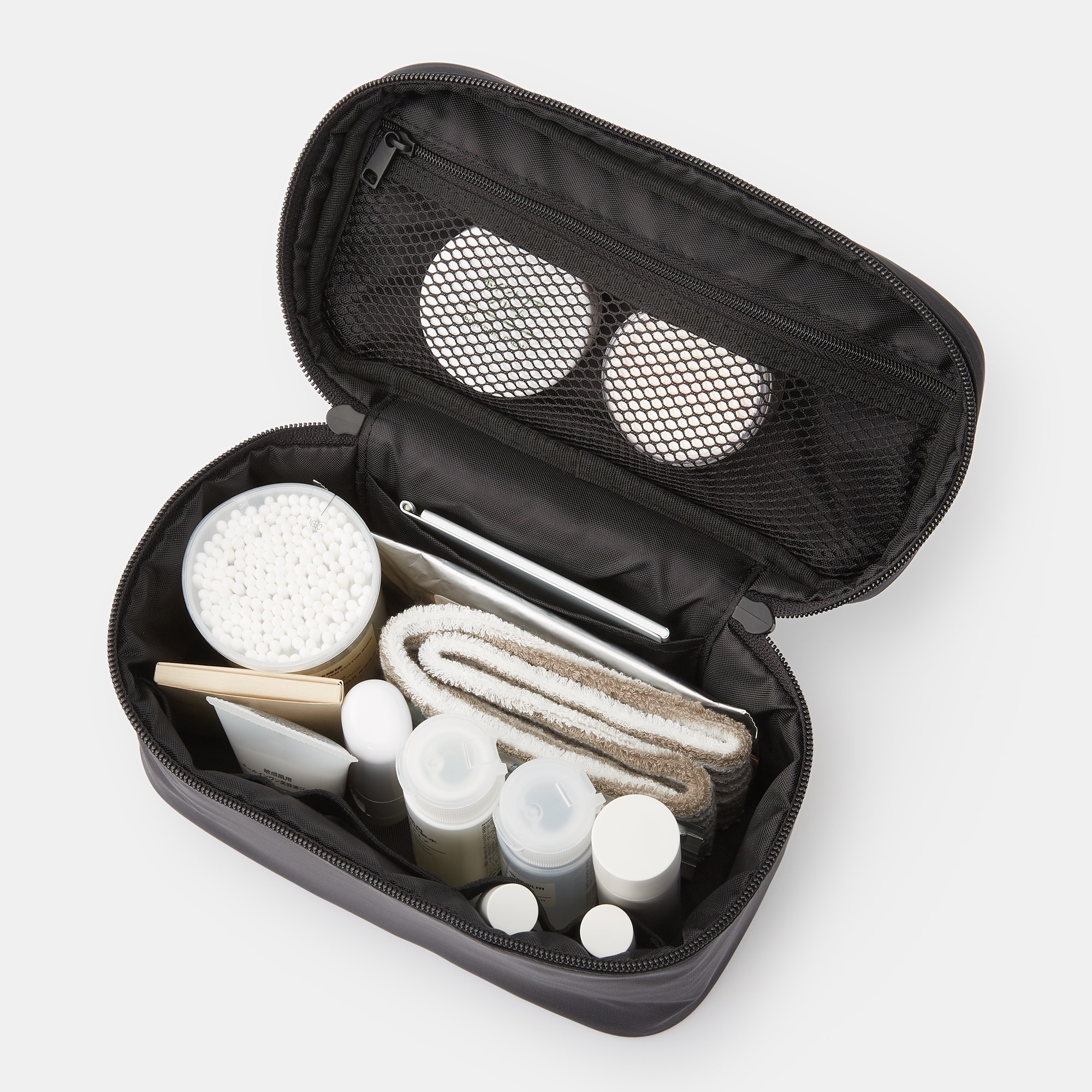 再生ナイロン手付ポーチ