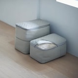 高さが変えられるふとん収納袋