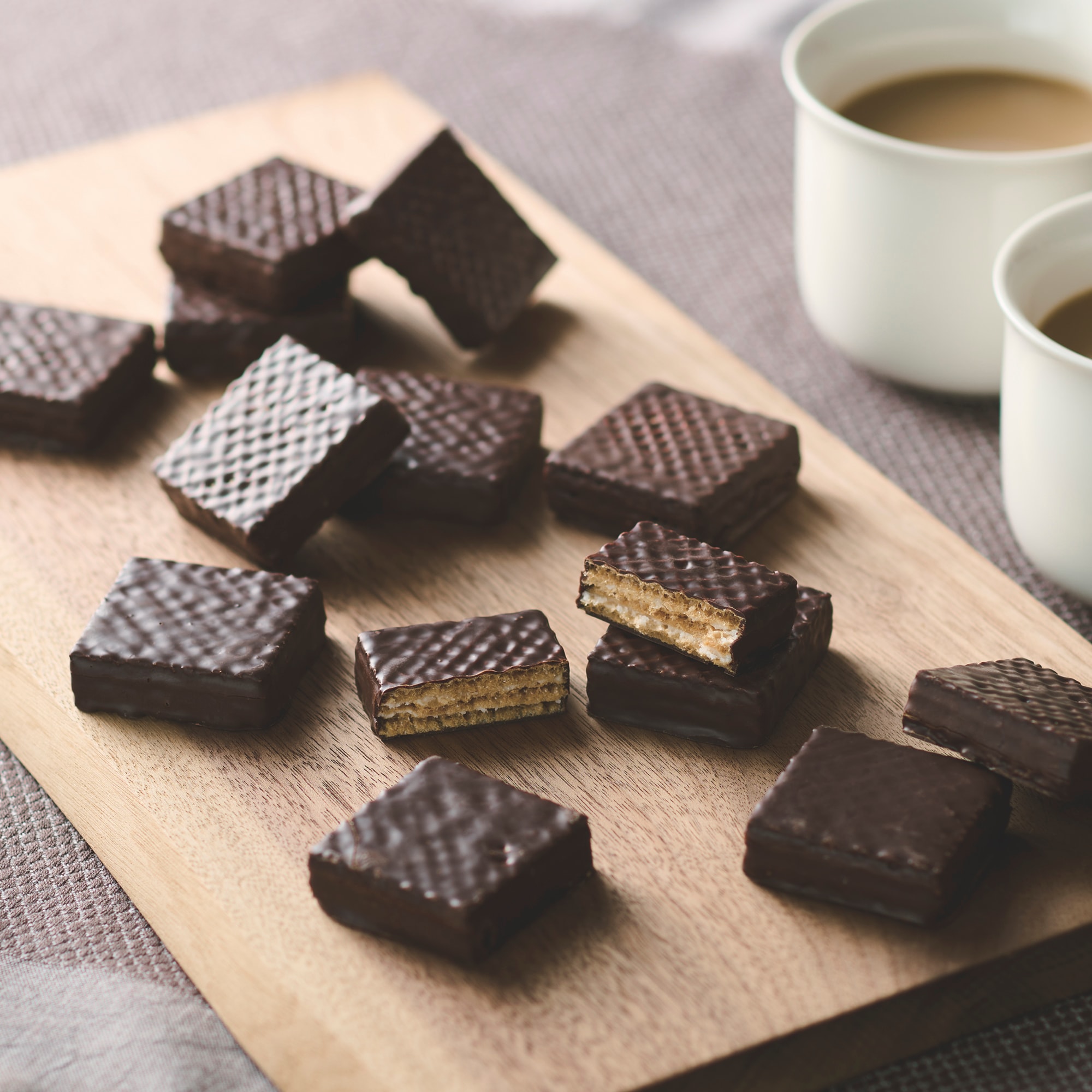 チョコがけウエハース 塩バニラクリーム | 無印良品