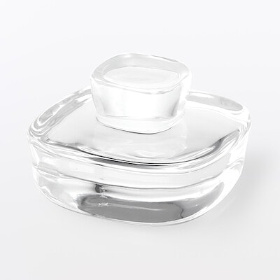 【３月中旬発売予定】ソーダガラス　重石　約幅６．５×奥行６．５×高さ４ｃｍ