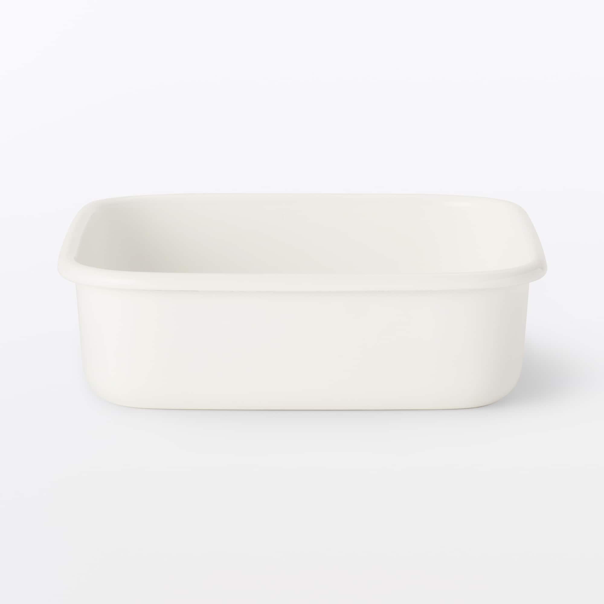 蓋が選べる　ホーロー保存容器　スクエア