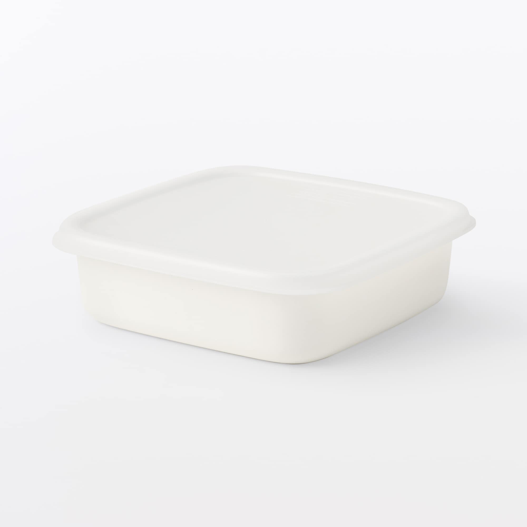 蓋が選べる ホーロー保存容器 スクエア | 無印良品