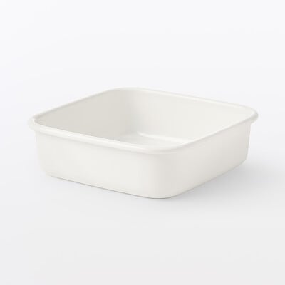 【３月上旬発売予定】蓋が選べる　ホーロー保存容器　スクエア