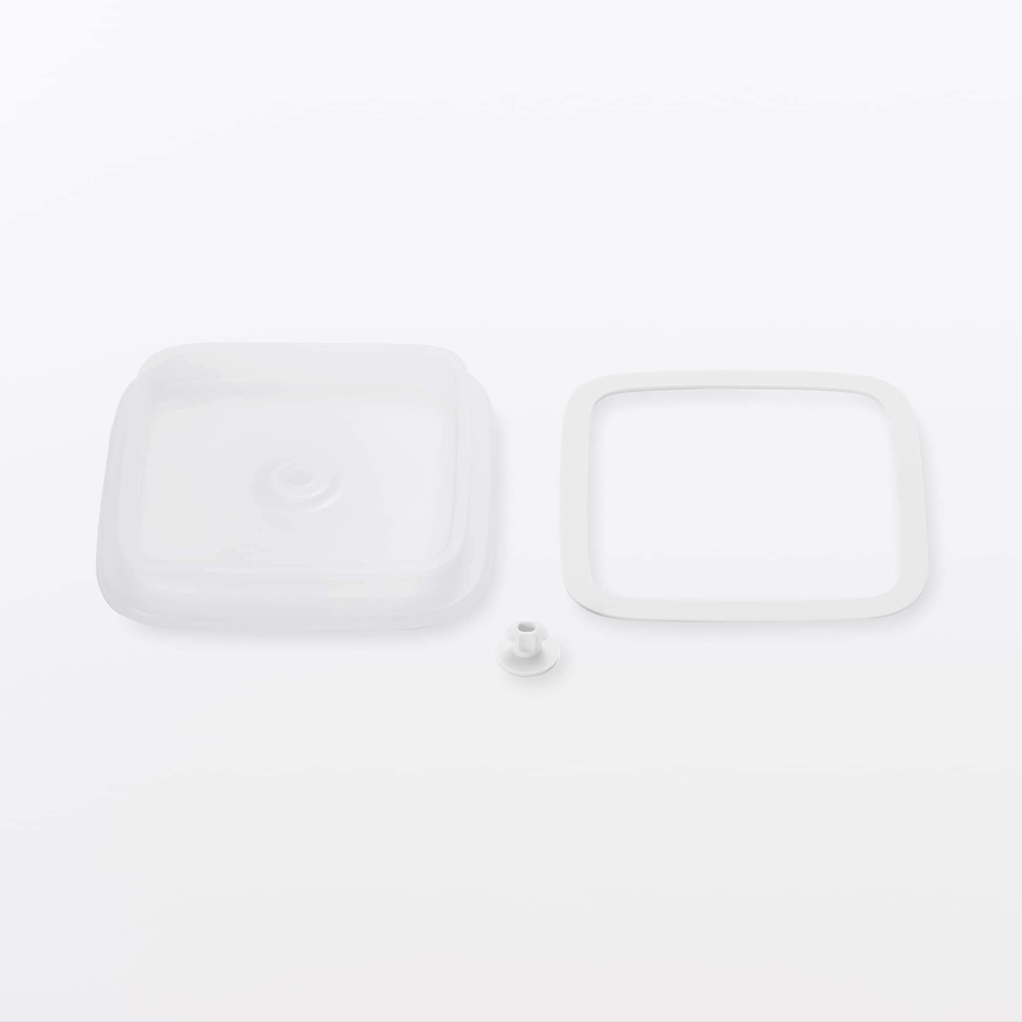 ホーロー保存容器用　バルブ付き密閉蓋　スクエア