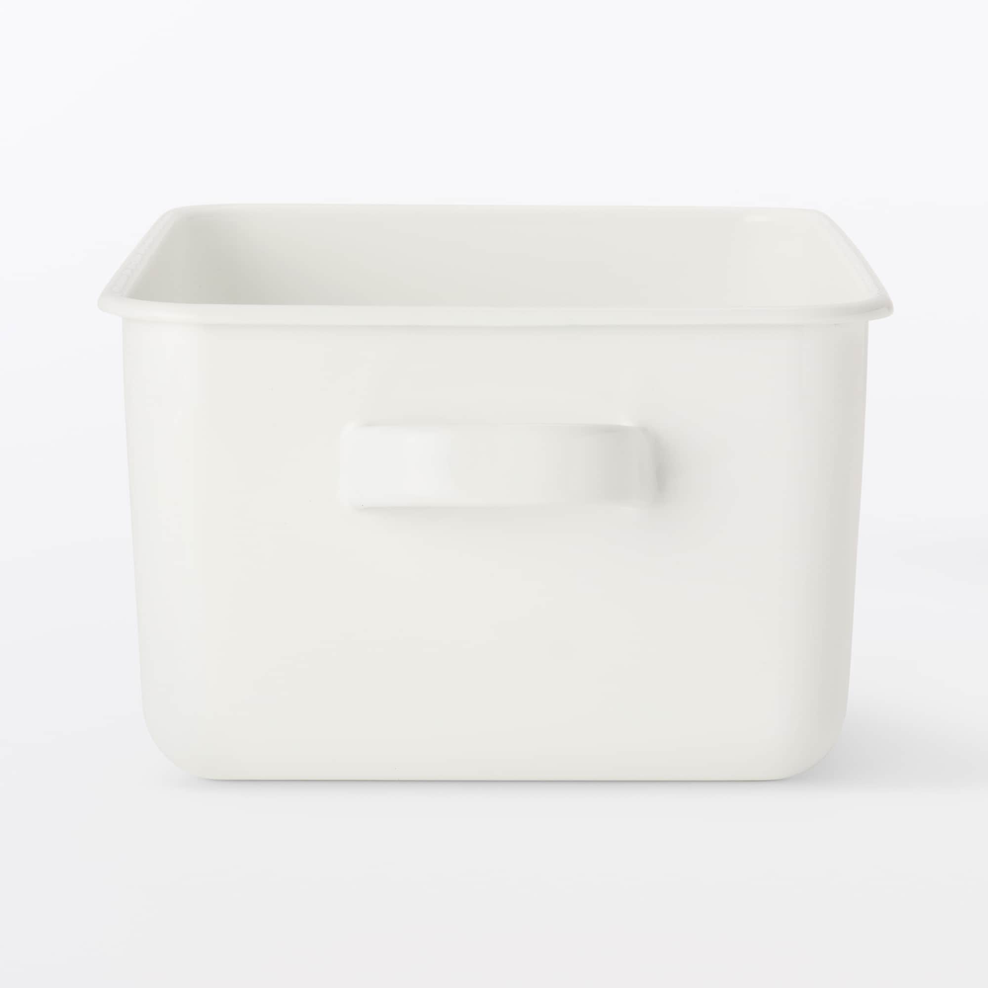 蓋が選べる ホーロー保存容器 特深型／持ち手付き | 無印良品