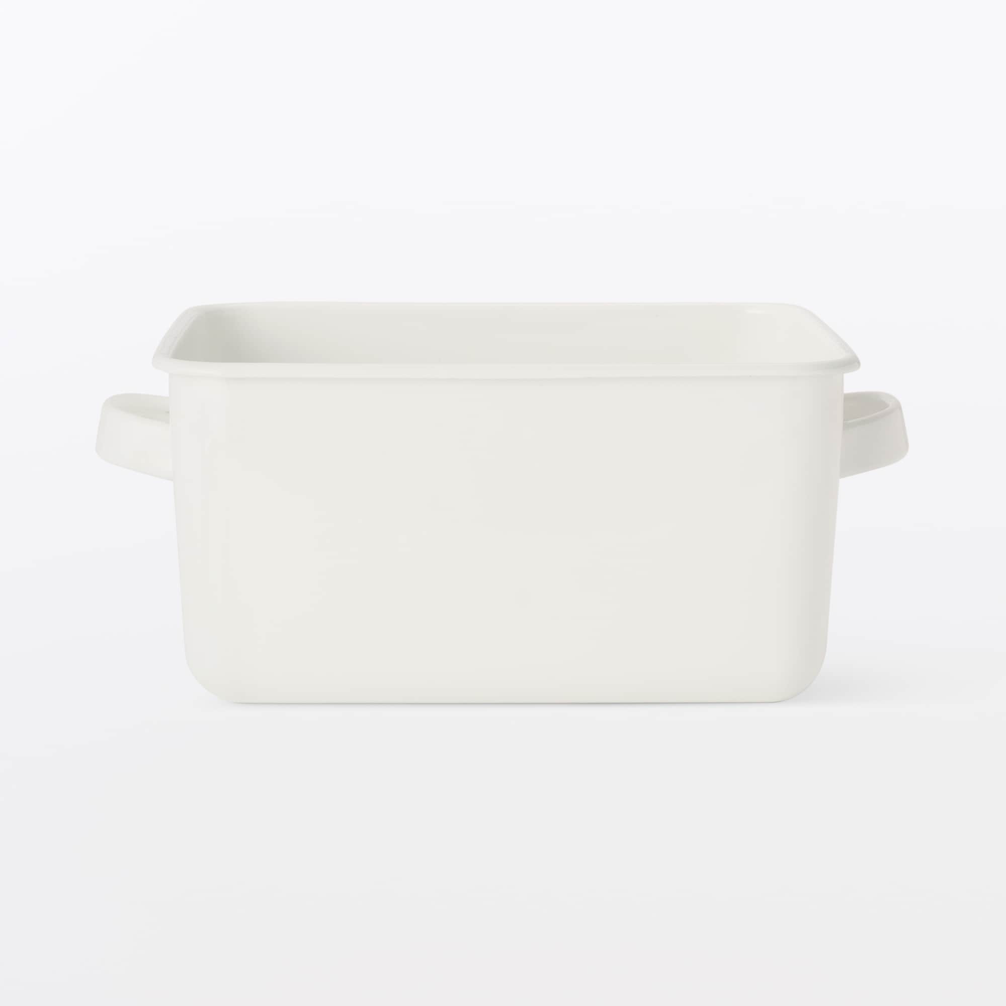 蓋が選べる ホーロー保存容器 特深型／持ち手付き | 無印良品