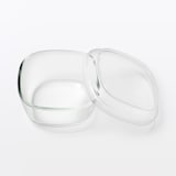 蓋をしたままレンジで使える　耐熱ガラス容器　小鉢型／小