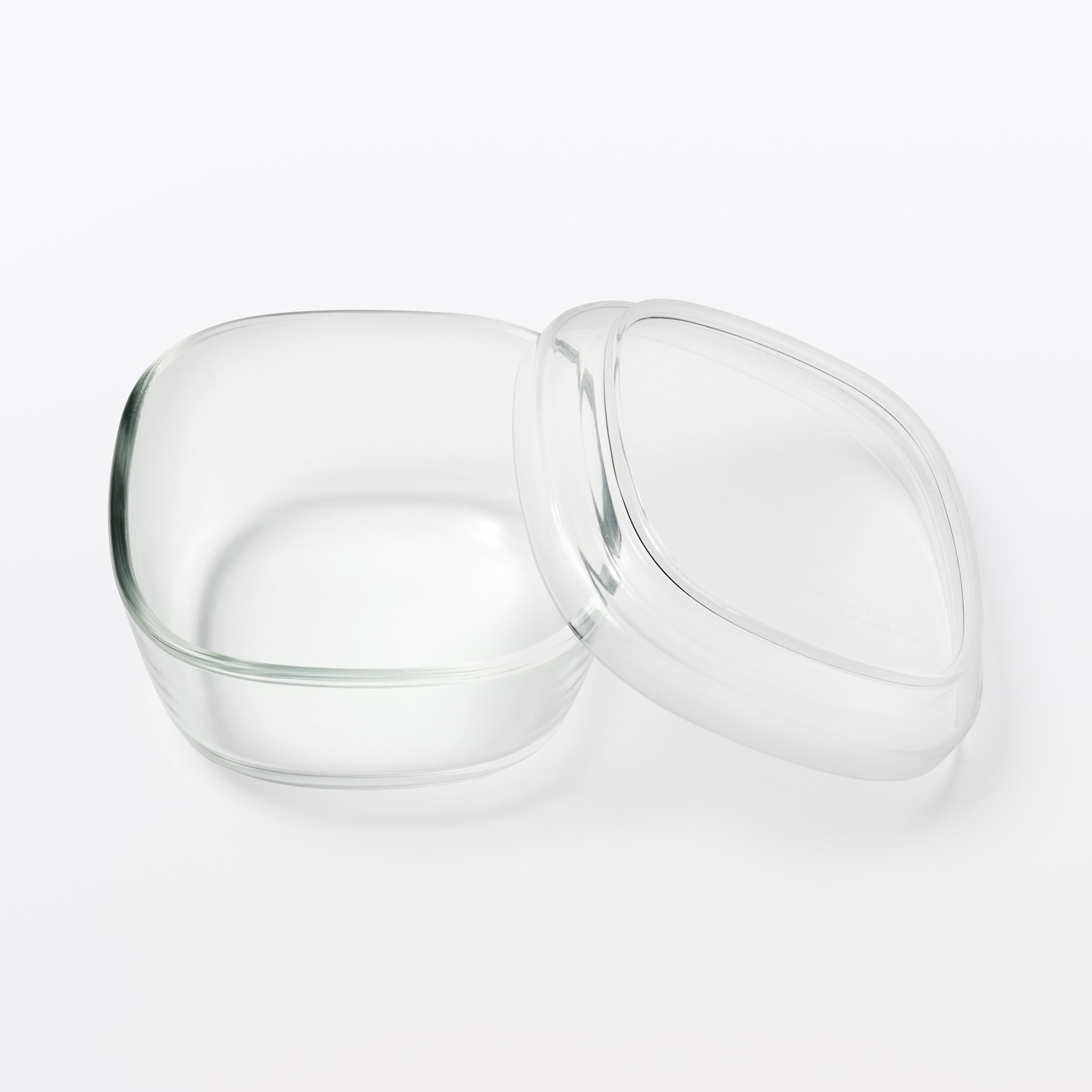 蓋をしたままレンジで使える　耐熱ガラス容器　小鉢型／小